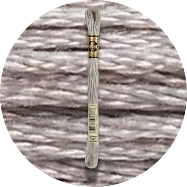 DMC Mouliné Spécial 25 Broderigarn, Ensfarvet, Neutrale nuancer